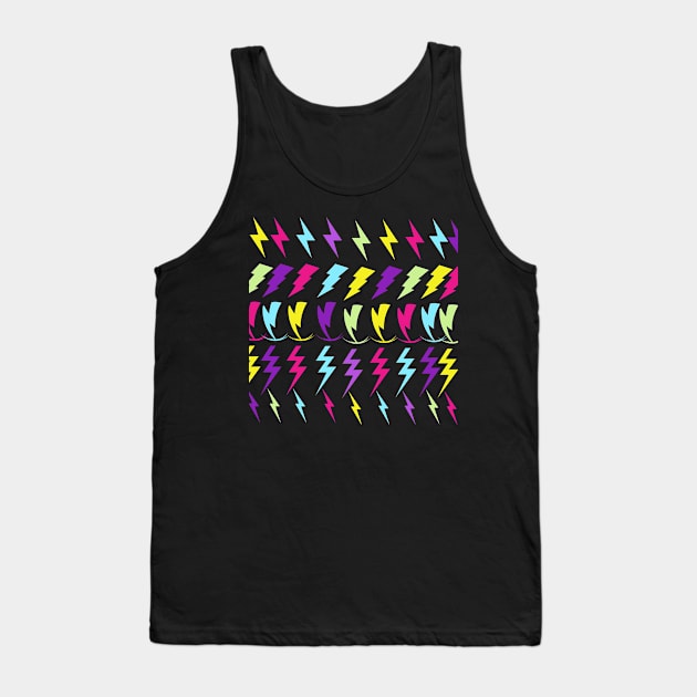 Colour Pop Bolts Tank Top by DeraTobi